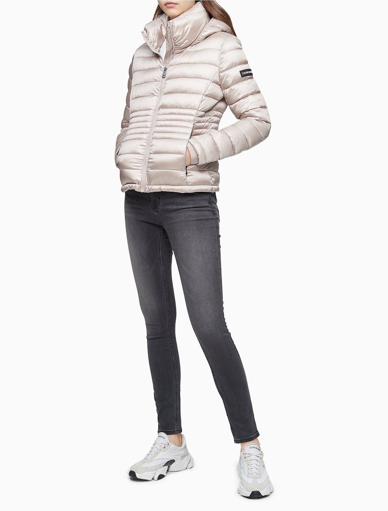 Packable Logo Hooded Puffer Jacket | Calvin Klein® USA