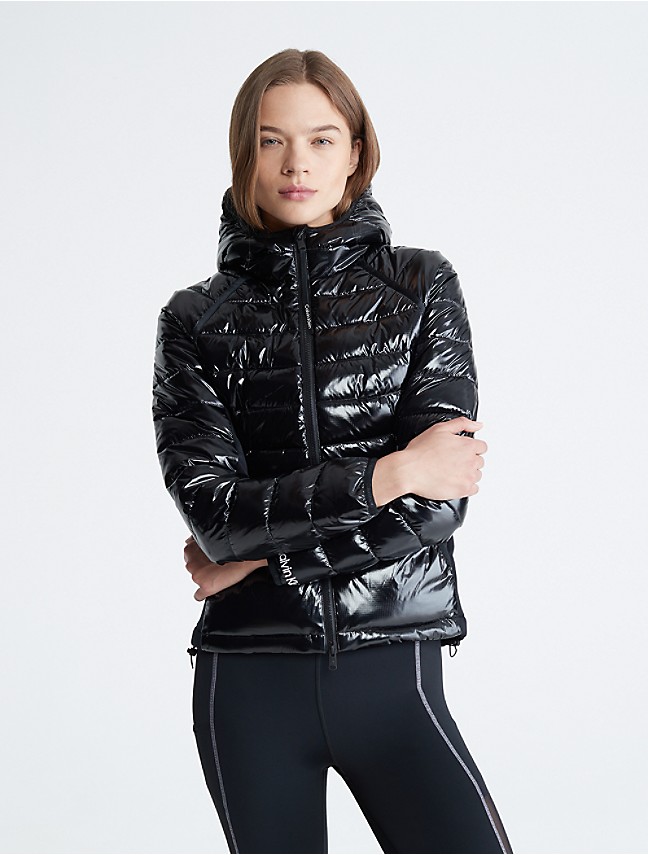 Light Denim Puffer Jacket | Calvin Klein® USA