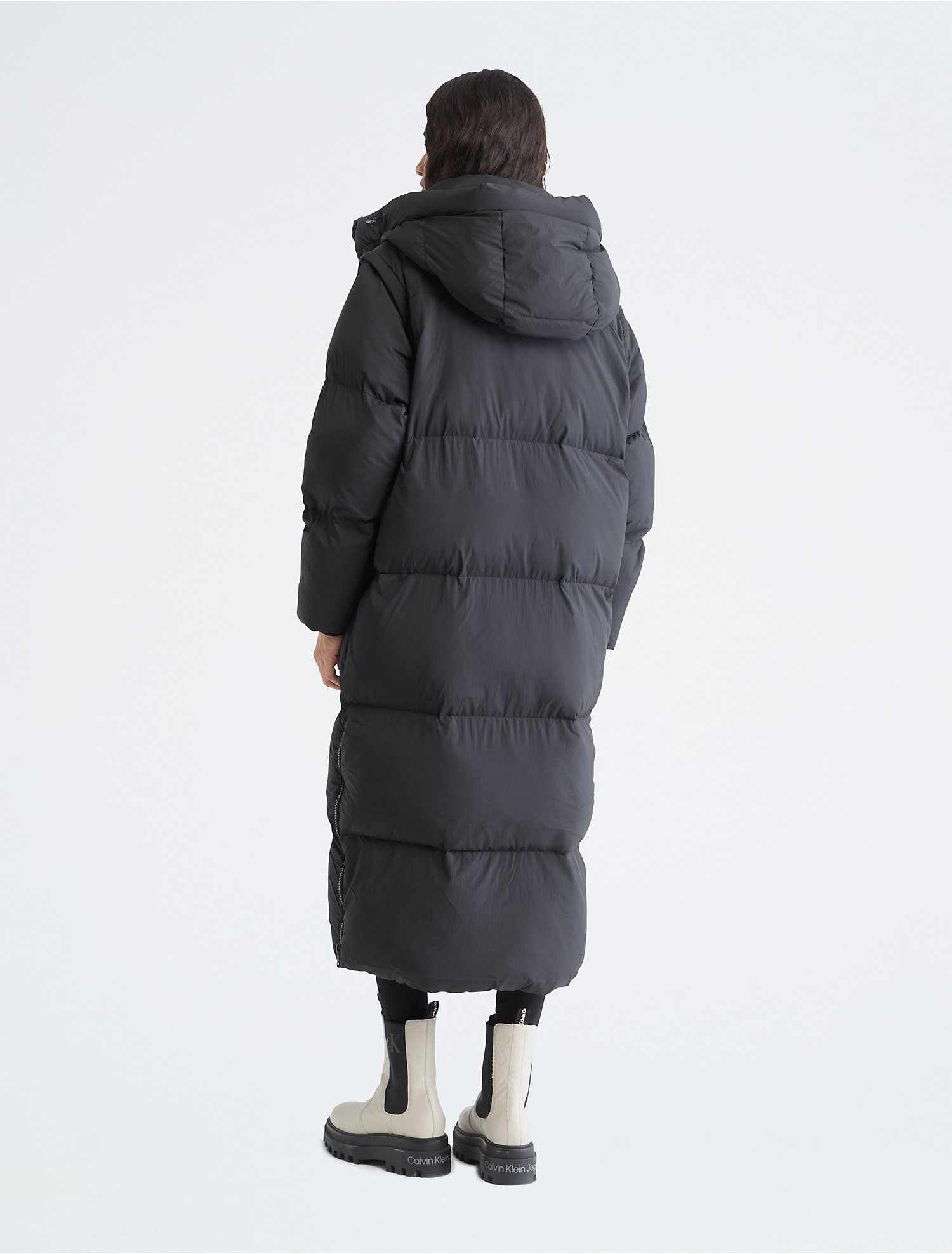 Druipend papier klok Convertible Long Puffer Jacket | Calvin Klein