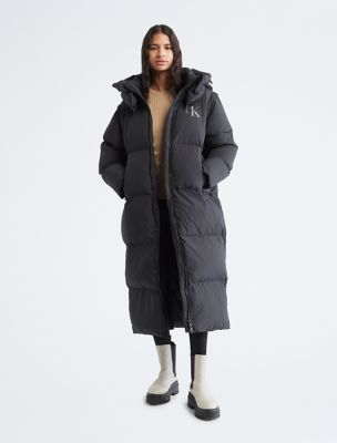 Calvin klein long padded coat new arrivals