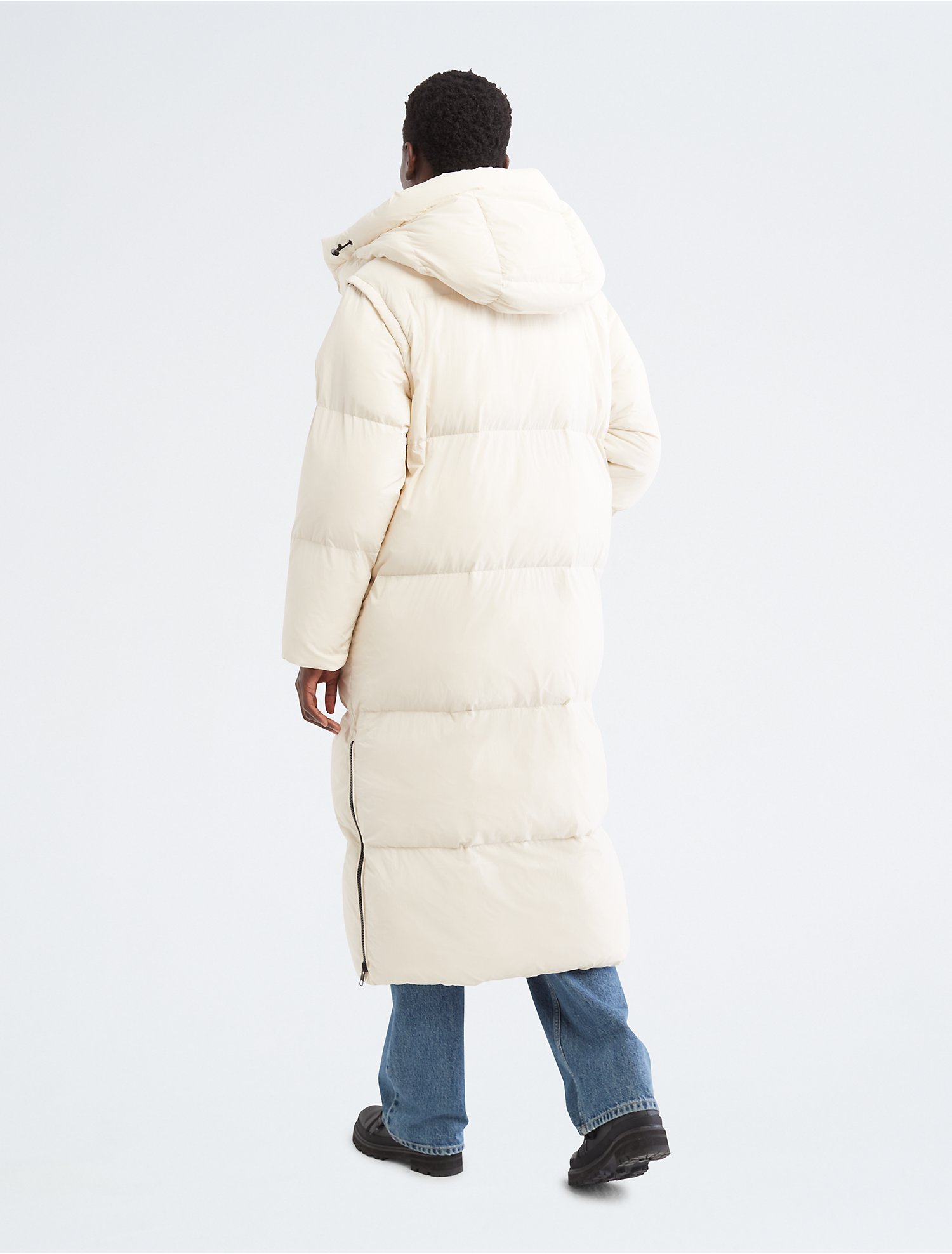 Albany dialect Terugbetaling Convertible Long Puffer Jacket | Calvin Klein