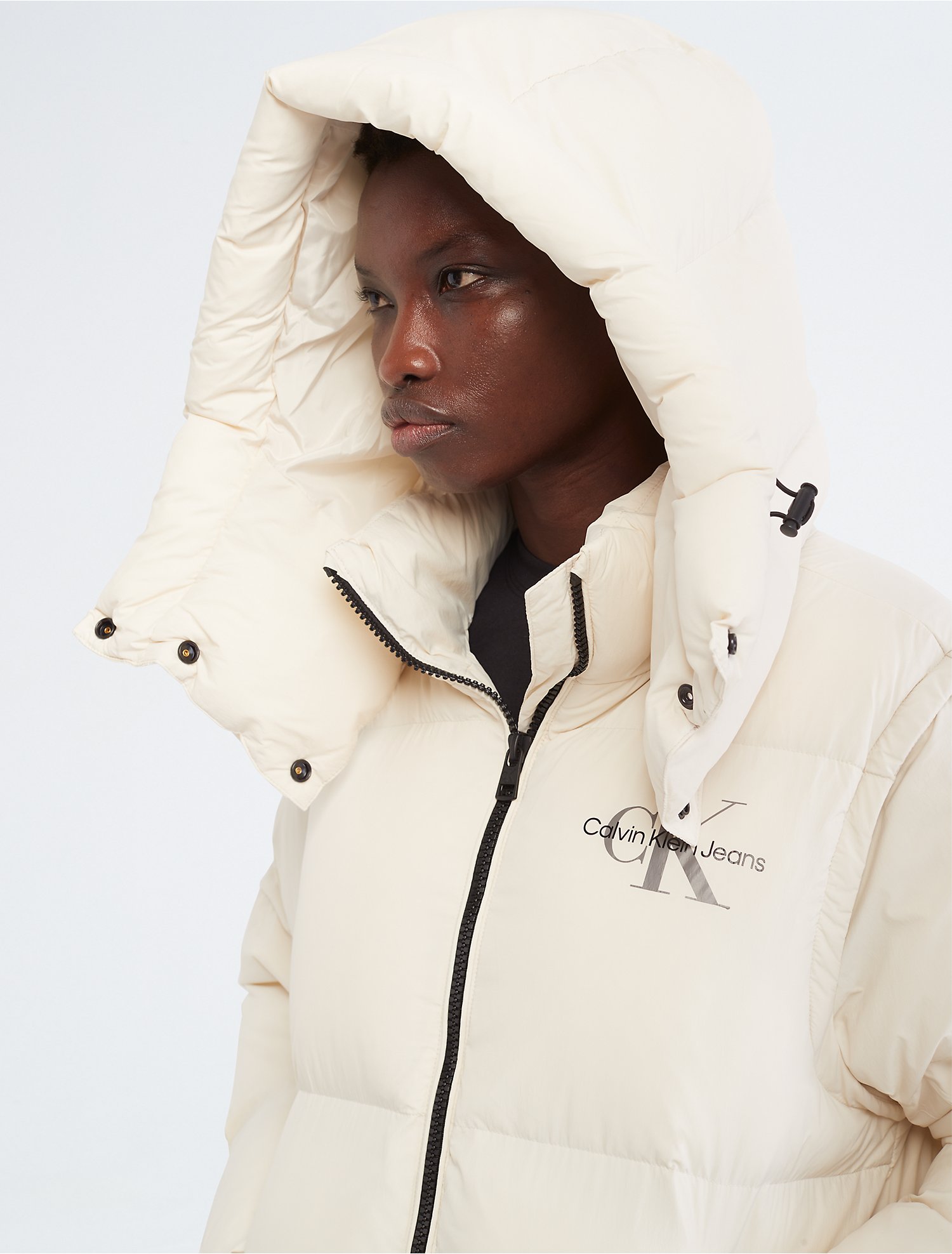 Druipend papier klok Convertible Long Puffer Jacket | Calvin Klein