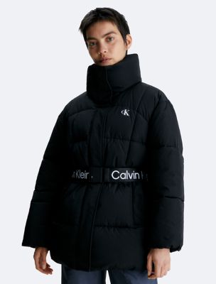 Belted Long Puffer Jacket | Calvin Klein® USA