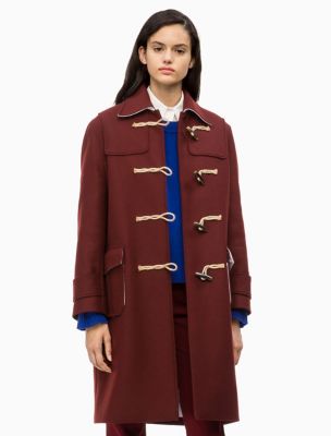 calvin klein duffle coat