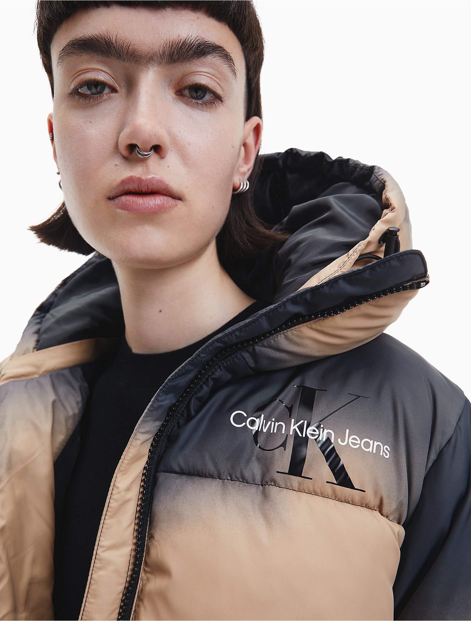 Repreve® Gradient Puffer Jacket | Calvin Klein® USA