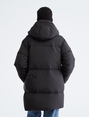 Oversized Down Logo Puffer Coat | Calvin Klein® USA