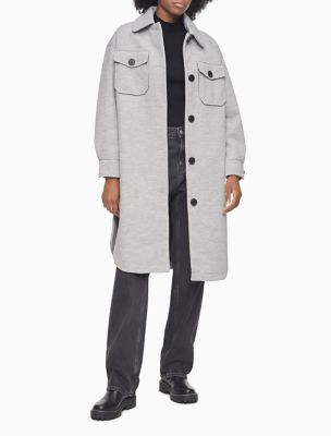 calvin klein long coat