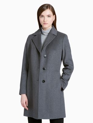 calvin klein coat wool