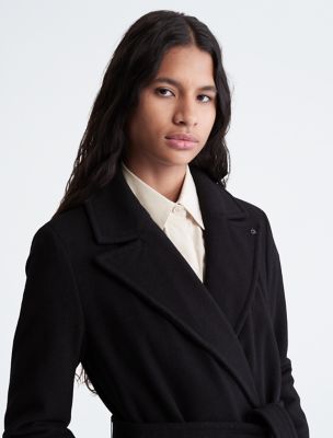 calvin klein heated overcoat