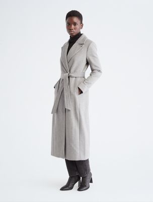 Calvin klein women's wool on sale coats