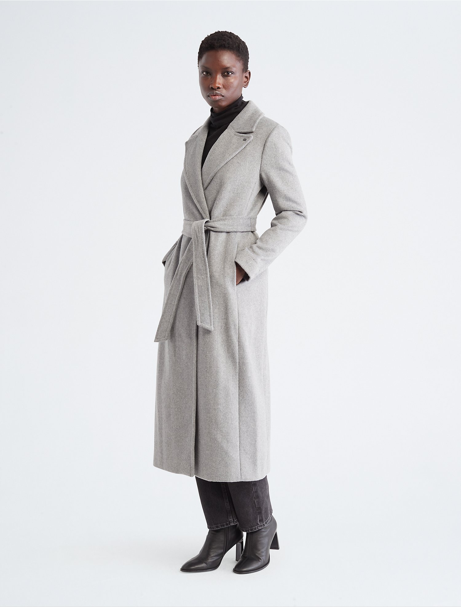 Walker Wool Overcoat | Calvin Klein