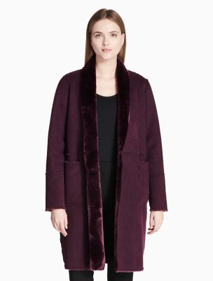 calvin klein purple jacket
