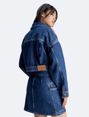 THE BOX CROP JACKET - WASHED STONE