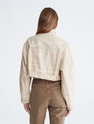 Cropped Belted Utility Jacket | Calvin Klein® USA Cropped Belted Utility Jacket | Calvin Klein® USA