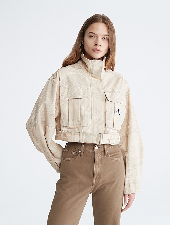 Plus Size Denim Utility Shirt Klein® | USA Jacket Calvin