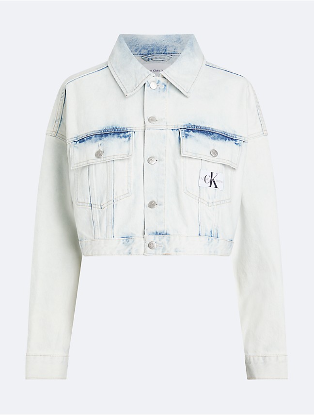 Oversized | Denim Cropped USA Calvin Klein® Jacket