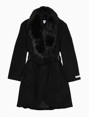 calvin klein shawl collar coat