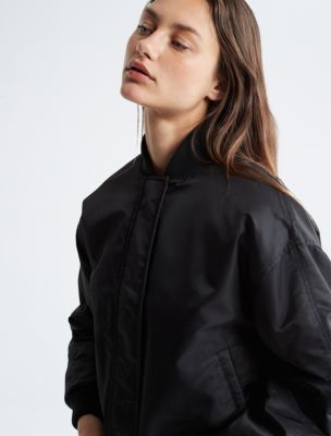 Women's Nylon Bomber Jacket, Women's Clearance