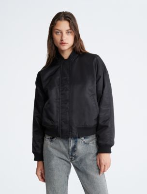 Calvin klein discount black jacket womens