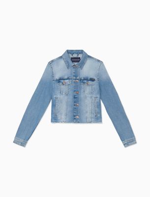 calvin klein jeans women's trucker jacket