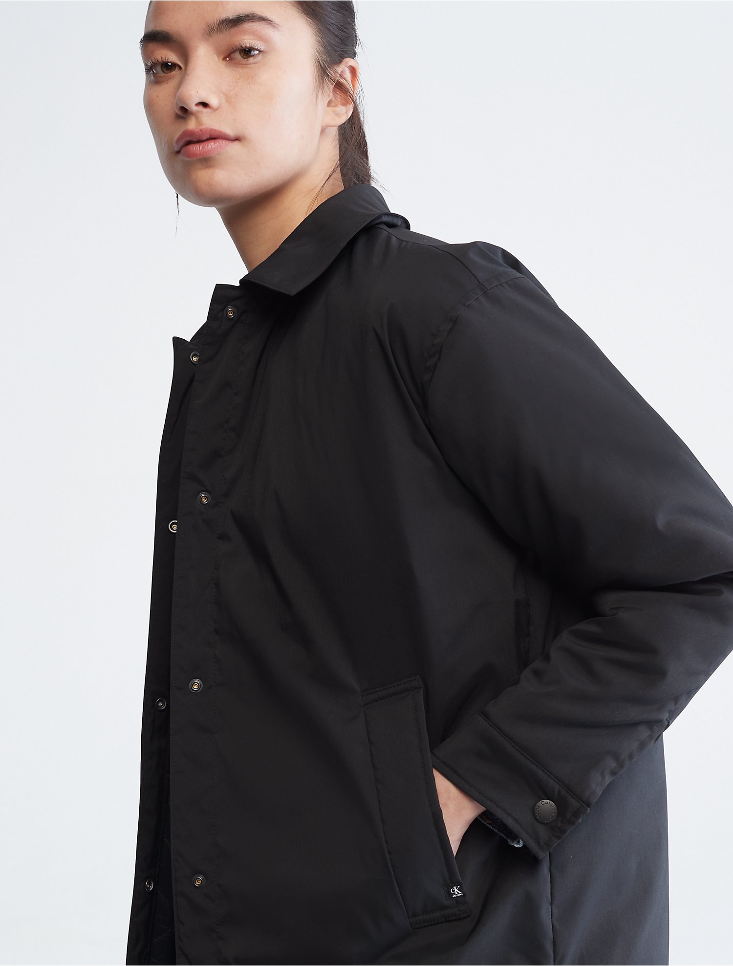 Nylon Waterproof Hooded Coach Jacket – Global Blank