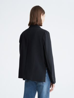 Calvin klein one button blazer sale