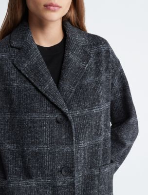 Allsaints simi clearance check coat