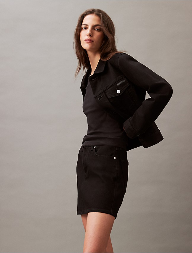 Calvin Klein Jeans - off placed logo skirt - women - dstore online
