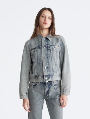 Calvin klein outlet trucker denim jacket