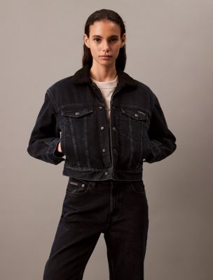 Sherpa Denim Trucker Jacket Calvin Klein