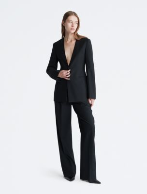 Calvin klein shop one button blazer