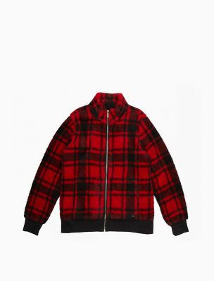 calvin klein plaid jacket