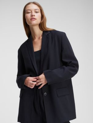 ESPRIT - Cotton-Twill Blazer Jacket at our online shop