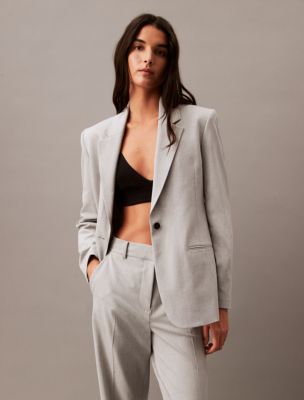 Refined Stretch Cinched Blazer Calvin Klein