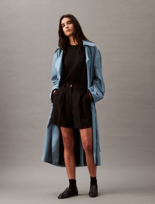 Calvin klein store light blue coat