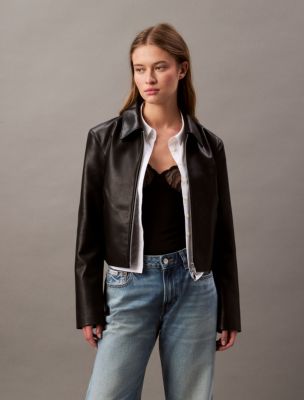 Faux Leather Jacket | Calvin Klein® USA Faux Leather Jacket | Calvin Klein® USA