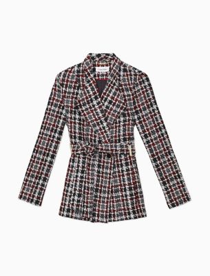 calvin klein plaid jacket