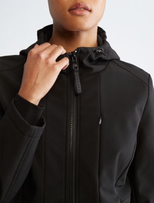 Calvin klein hooded jacket on sale women's