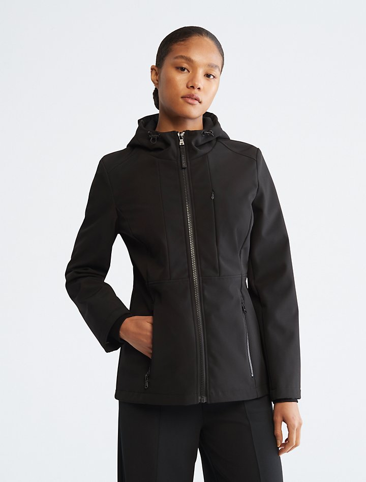 Calvin Klein Soft shell Jacket Sax Mサイズ