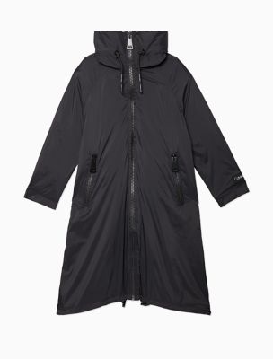 calvin klein black rain jacket