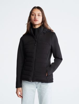 Mixed Media Puffer Jacket | Calvin Klein® USA