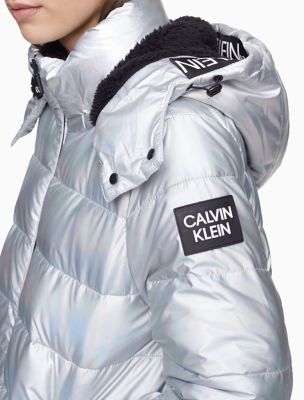 calvin klein performance down jacket
