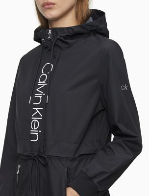 calvin klein hooded anorak jacket