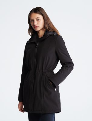 Hooded cargo clearance drawstring anorak jacket