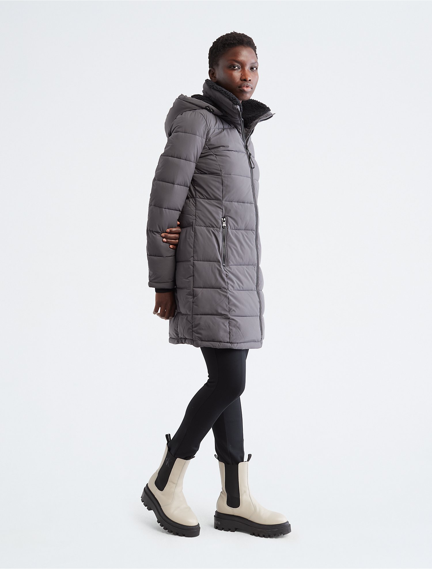Introducir 85+ imagen calvin klein winter womens coats