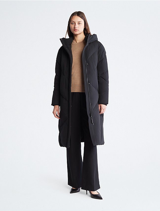 | Long USA Puffer Calvin Klein® Stretch Jacket