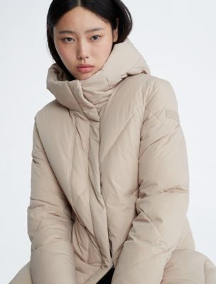 Calvin klein shop maxi down coat