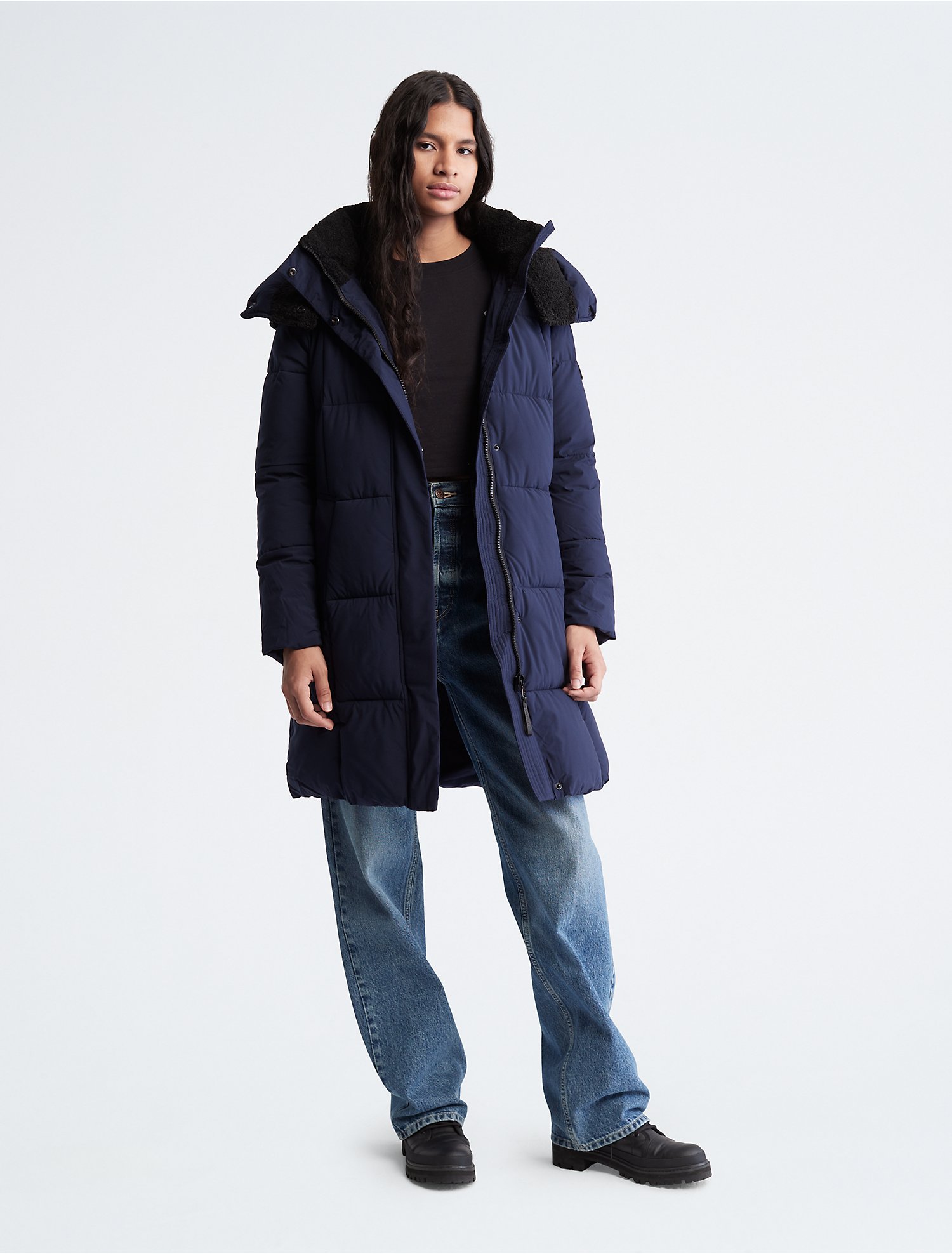 Wat dan ook vuist Uitverkoop Hooded Puffer Jacket | Calvin Klein® USA