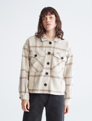 Plaid deals utility jacket