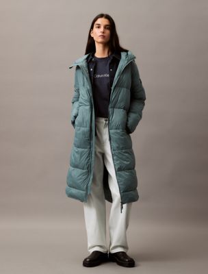 Calvin klein hooded puffer coat on sale